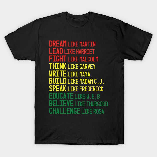 Black Heroes, Civil Rights Leaders, Black Lives Matter, I Can't Breathe T-Shirt by UrbanLifeApparel